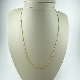 Colar Masculino Groumet Folheado a Ouro 18k