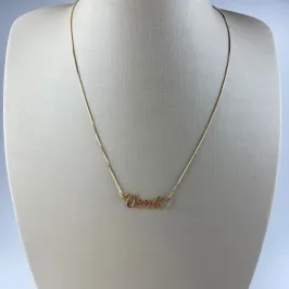 Colar Veneziana Vovó - Folheado a Ouro 18k