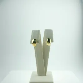 Brinco Argolinha Lisa Folheado a Ouro 18k
