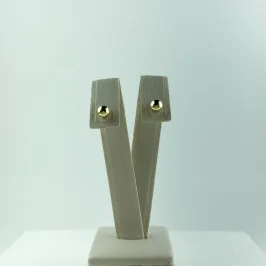 Brinco de Bola Folheado a Ouro 18k -M