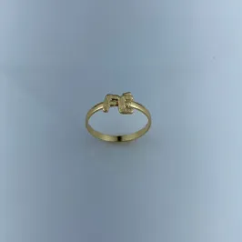 Anel Fé Folheado a Ouro 18k