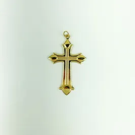 Pingente Cruz Espada Folheado a Ouro 18k