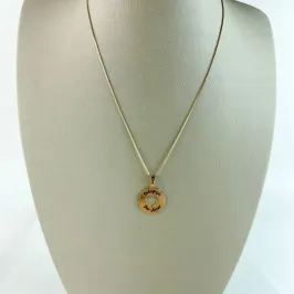 Colar Veneziana Profissões - Pedagogia - Folheado a Ouro 18k