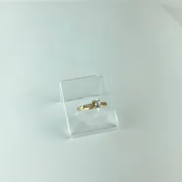 Anel Falange Solitário em Zircônia Folheado a Ouro 18k