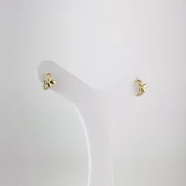 Brinco Argola Borboleta Folheado a Ouro 18k