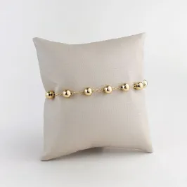 Pulseira Bolinhas Folheadas a Ouro 18k