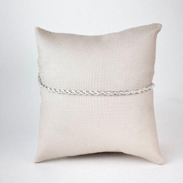 Pulseira Cordão Baiano Folheada a Prata