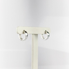 Brinco de Argolinha Folheado a Prata