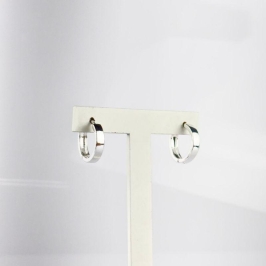 Brinco de Argolinha Folheado a Prata