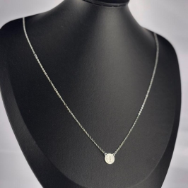 Escapulário Medalha de São Bento Folheado a Prata