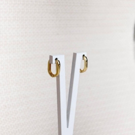 Brinco Folheado a Ouro 18K