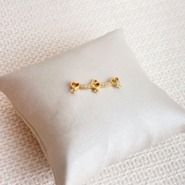 Canga Para Três Filhos Folheado a Ouro 18K