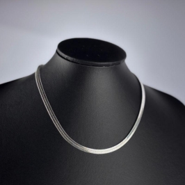 Choker Fita Simples Folheado a Prata