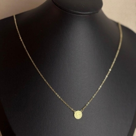 Escapulário Medalha de São Bento Folheado a Ouro 18K