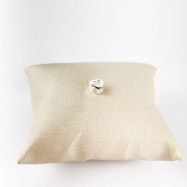 Pingente de Coração com Zircônia Folheado a Prata