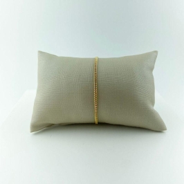 Pulseira Masculina Groumet Folheada a Ouro 18k