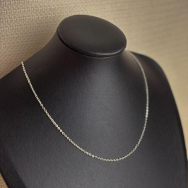 Colar Elo Cadeadinho Folheado a Prata