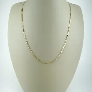 Colar Masculino Groumet com Fecho Italiano Folheado a Ouro 18k