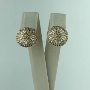 Brinco Pizza Folheado a Ouro 18k