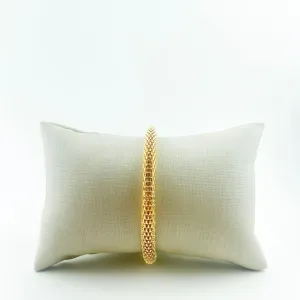 Pulseira Rabo de Gato Folheado a Ouro 18k