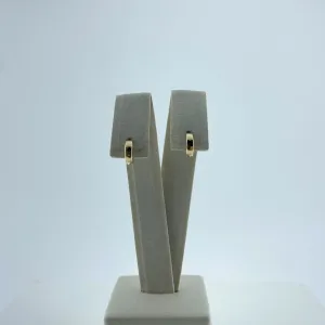 Brinco Argolinha Lisa   Folheado a Ouro 18k