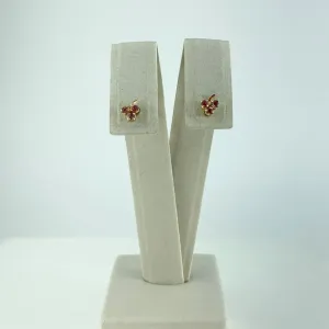 Brinco Infantil Design de Uvinha Folheado a Ouro 18k