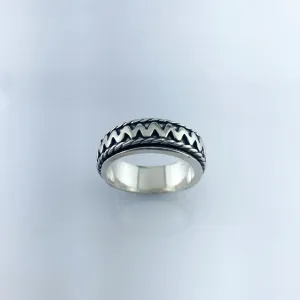 Anel Masculino Bali Folheado a Prata