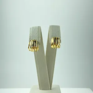 Brinco 5 Aros Folheado a Ouro 18k