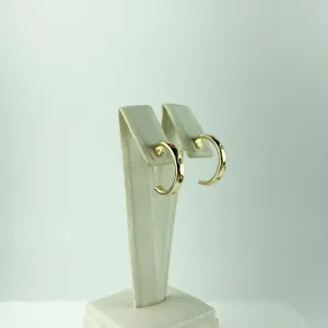 Brinco Argola em Zircônias Coloridas Folheado a Ouro 18k