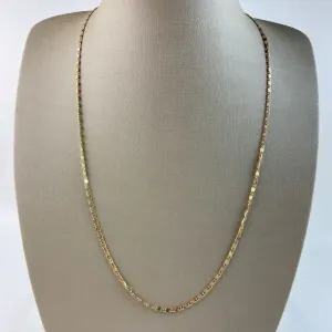 Corrente Masculino Elo Peruano Folheado a Ouro 18k