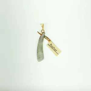 Pingente Profissões Barber Folheado a Ouro 18k