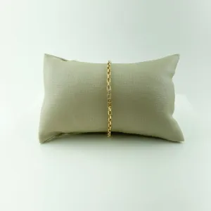 Pulseira Elo Cartier Folheado a Ouro 18k