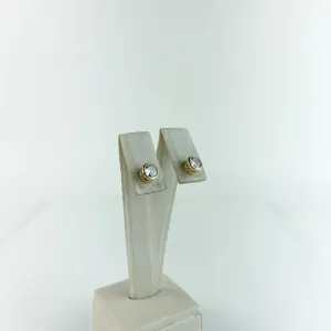 Brinco Ponto de Luz Folheado a Ouro 18k