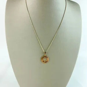 Colar Veneziana Profissões - Pedagogia - Folheado a Ouro 18k