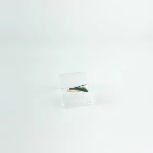 Anel Ajustável Coração Folheado a Ouro 18k