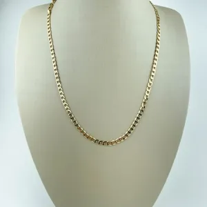 Corrente Masculina Groumet Folheado a Ouro 18k