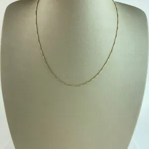 Colar Veneziana Folheado a Ouro 18k