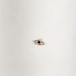 Pingente Olho Grego em Zircônias Folheado a Ouro 18k