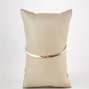 Pulseira Fita Folheada a Ouro 18k