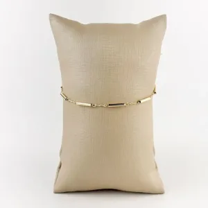 Pulseira Tubos Folheada a Ouro 18k