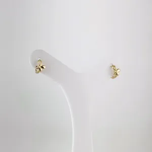 Brinco Argola Borboleta Folheado a Ouro 18k