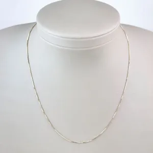 Colar Veneziana L12 Banhado a Ouro 18K