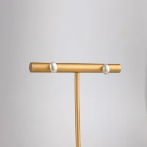 Brinco Pérola Folheado a Ouro 18k