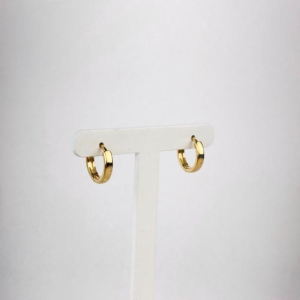 Brinco Argola M Folheado a Ouro 18k