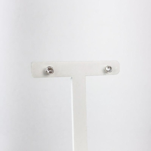 Brinco Ponto de Luz Redondo Folheado a Prata