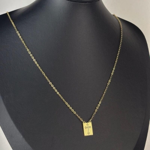 Escapulário Cruz Folheado a Ouro 18k
