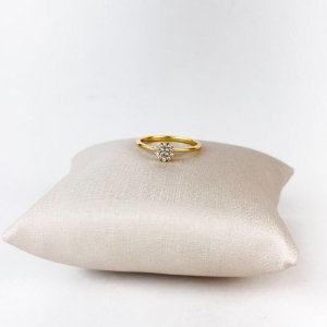 Anel Chuveirinho em Zircônias Folheado a Ouro 18k