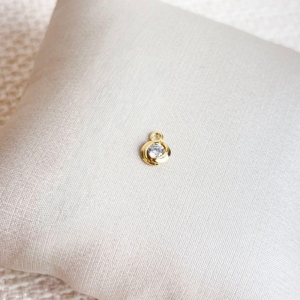 Pingente Ponto de Luz Folheado a Ouro 18K