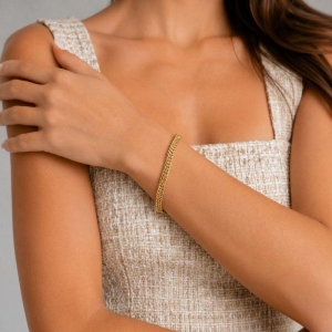 Pulseira Grumet Folheada a Ouro 18K