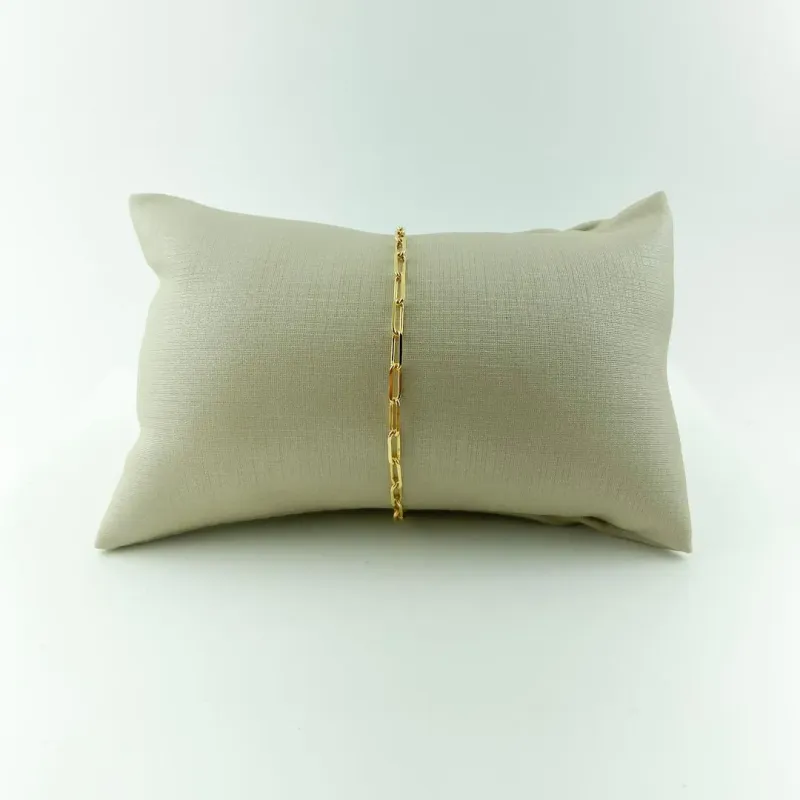Pulseira Masculina Cartier Folheado a Ouro 18k